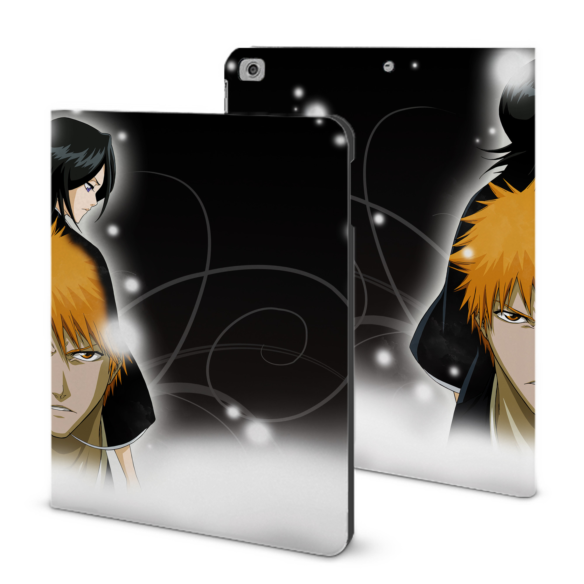（画像用） ブリーチ BLEACH IPad ケース ブック型 PUレザー TPU 耐衝撃 軽量 薄型 ペン収納なし 全面保護 IPad 各モデル対応